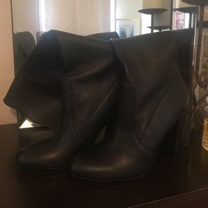 Black Steve Madden knee boots